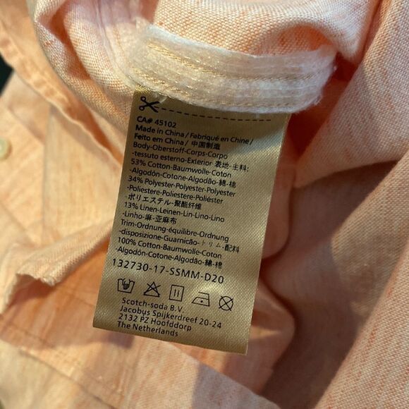 Scotch and Soda Extra Extra Large Regular Dress Shirt Button Down - Picture 7 of 8